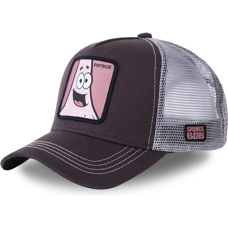 mutzen-gebogen-grau-snapback-patricio-estrella-spongebob-von-capslab mutzen-gebogen-grau-snapback-patricio-estrella-spongebob-von-capslab