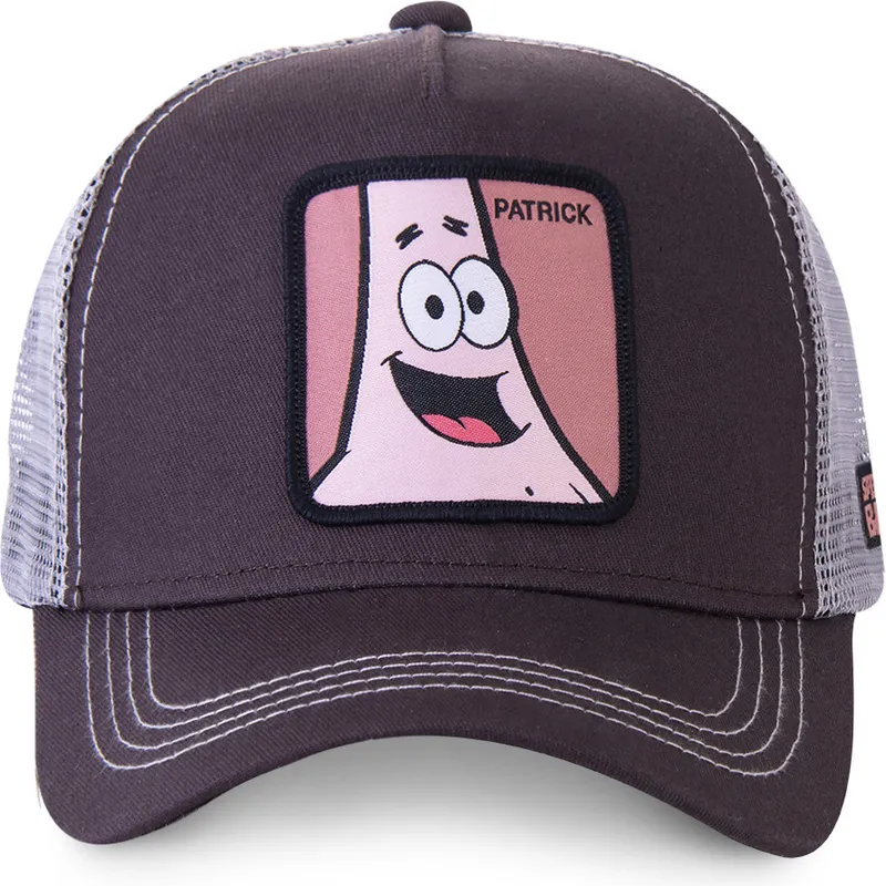 mutzen-gebogen-grau-snapback-patricio-estrella-spongebob-von-capslab mutzen-gebogen-grau-snapback-patricio-estrella-spongebob-von-capslab