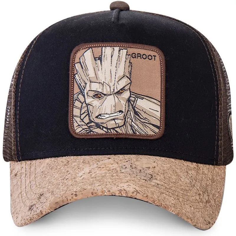 mutzen-gebogen-schwarz-snapback-groot-marvel-comics-von-capslab mutzen-gebogen-schwarz-snapback-groot-marvel-comics-von-capslab