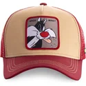 mutzen-gebogen-orange-snapback-silvester-looney-tunes-von-capslab