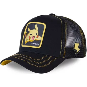 Capslab Pikachu PIK7 Pokémon Trucker Cap schwarz
