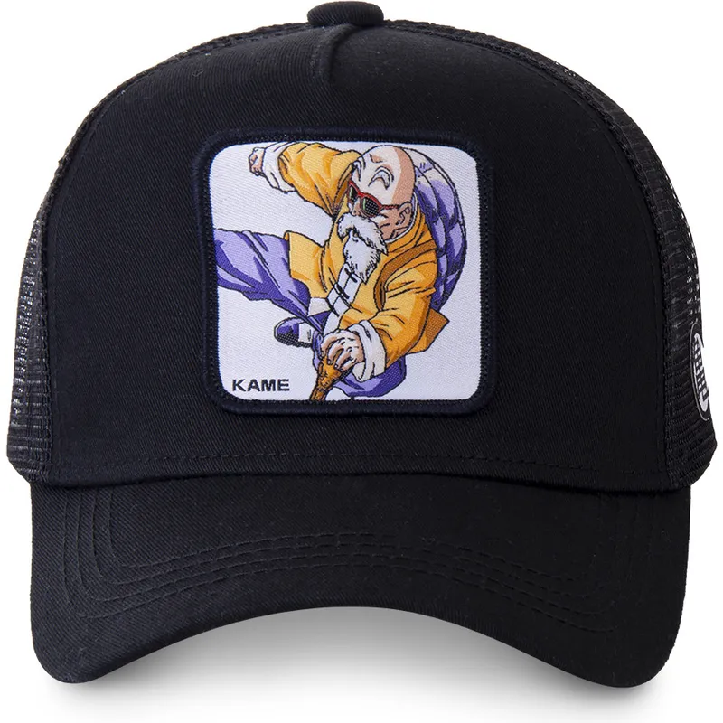 mutzen-gebogen-schwarz-snapback-master-roshi-dragon-ball-von-capslab