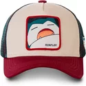 capslab-snorlax-sno2-pokemon-trucker-cap-beige