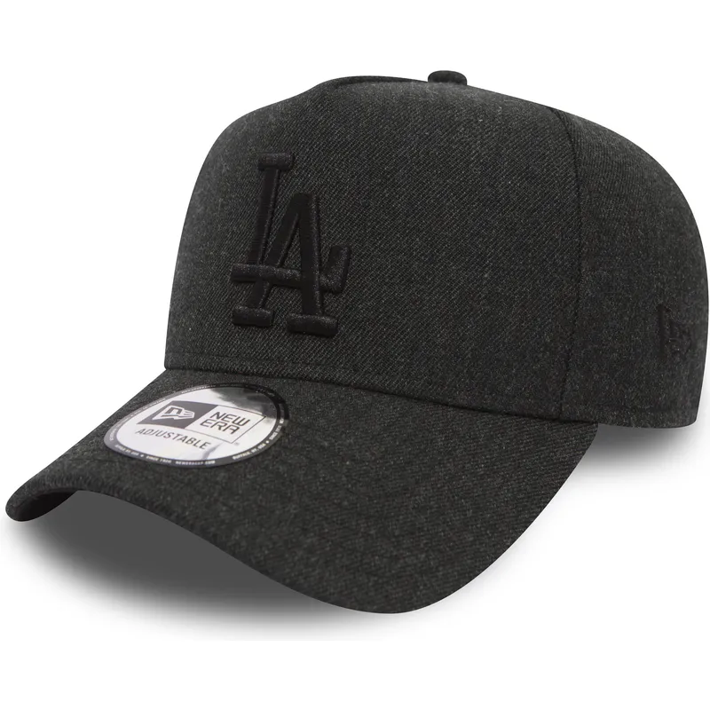 mutzen-gebogen-schwarz-verstellbares-band-9forty-seasonal-heather-a-frame-der-los-angeles-dodgers-mlb-von-new-era