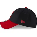 mutzen-gebogen-marineblau-verstellbares-band-9forty-the-league-der-cleveland-indians-mlb-von-new-era