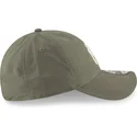 verstellbare-grune-gebogene-kappe-9twenty-nylon-packable-der-new-york-yankees-mlb-von-new-era