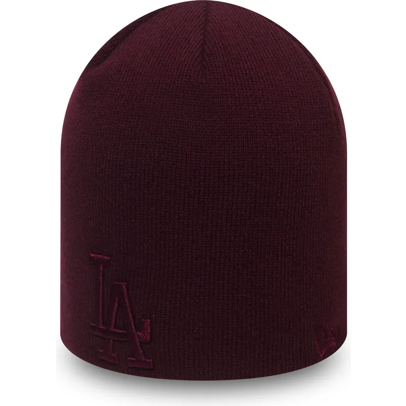 mutzen-rot-skull-knit-seasonal-der-los-angeles-dodgers-mlb-von-new-era