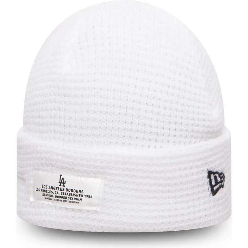 mutzen-weiss-cuff-knit-mono-script-patch-der-los-angeles-dodgers-mlb-von-new-era