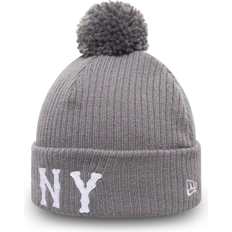 mutzen-pompon-grau-cuff-knit-lightweight-felt-bobble-der-new-york-highlanders-mlb-von-new-era