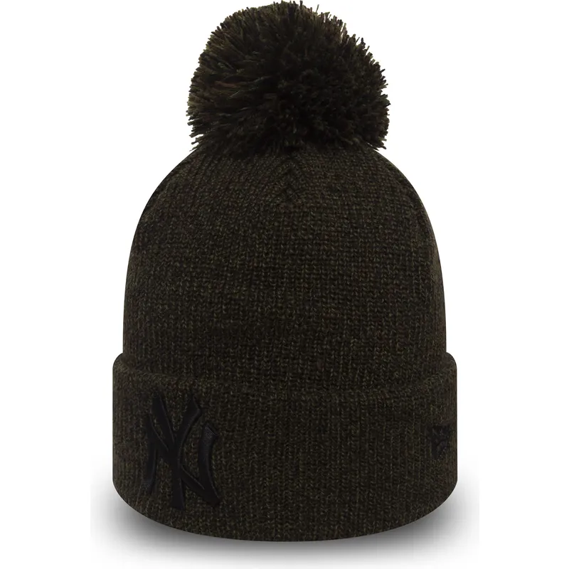 mutzen-pompon-schwarz-cuff-knit-marl-bobble-der-new-york-yankees-mlb-von-new-era mutzen-pompon-schwarz-cuff-knit-marl-bobble-der-new-york-yankees-mlb-von-new-era