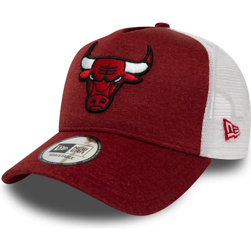 mutzen-gebogen-rot-verstellbares-band-trucker-shadow-tech-a-frame-der-chicago-bulls-nba-von-new-era mutzen-gebogen-rot-verstellbares-band-trucker-shadow-tech-a-frame-der-chicago-bulls-nba-von-new-era