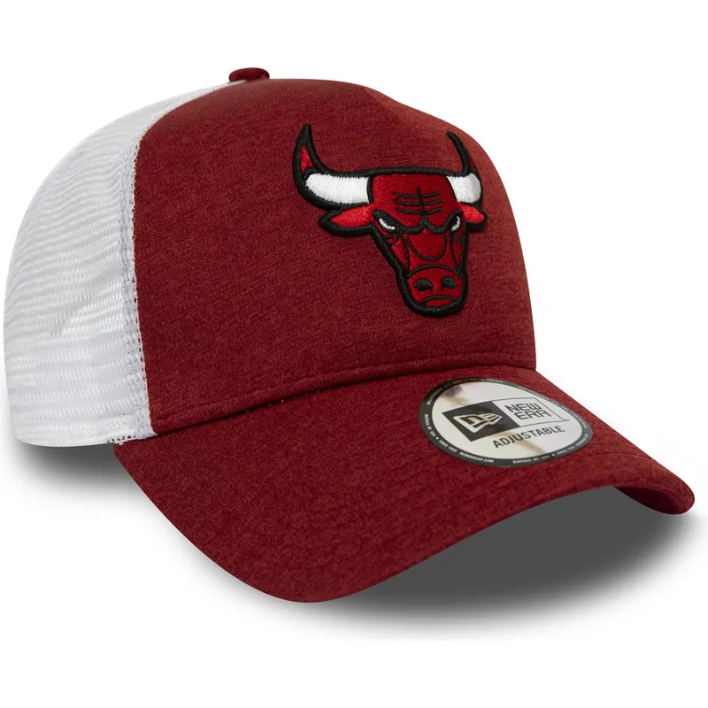 mutzen-gebogen-rot-verstellbares-band-trucker-shadow-tech-a-frame-der-chicago-bulls-nba-von-new-era mutzen-gebogen-rot-verstellbares-band-trucker-shadow-tech-a-frame-der-chicago-bulls-nba-von-new-era