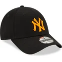 mutzen-gebogen-schwarz-verstellbares-band-9forty-league-essential-neon-der-new-york-yankees-mlb-von-new-era