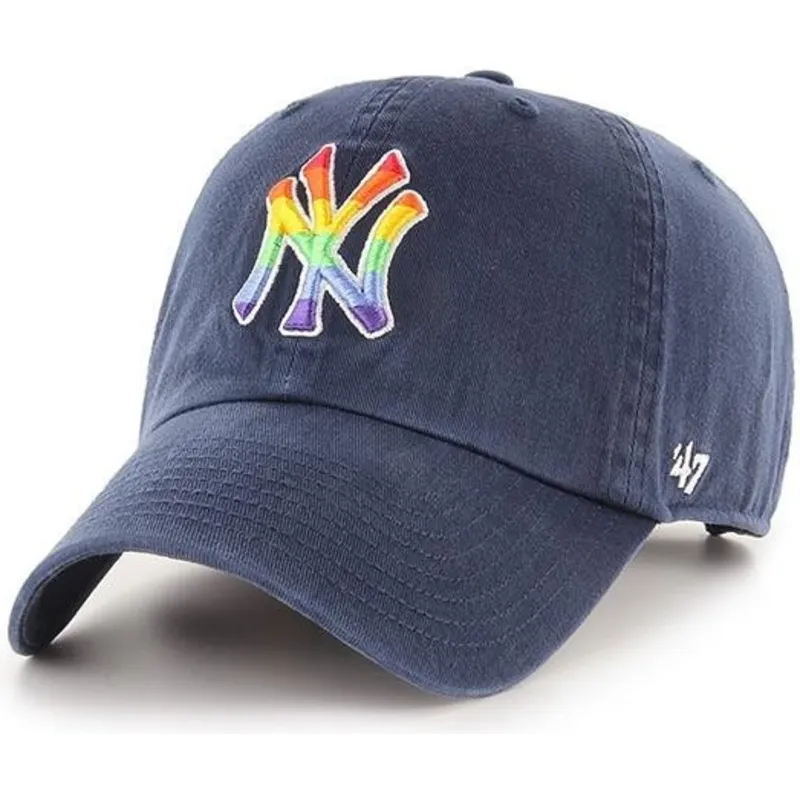 mutzen-gebogen-marineblau-verstellbares-band-der-new-york-yankees-mlb-von-47-brand