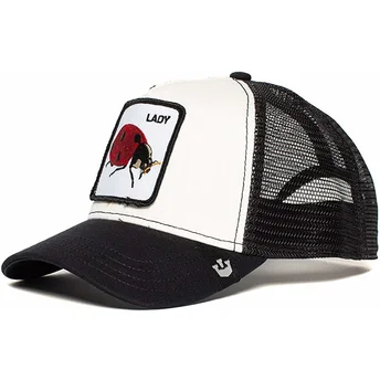 goorin-bros-lady-bug-schwarz-weisse-trucker-kappe