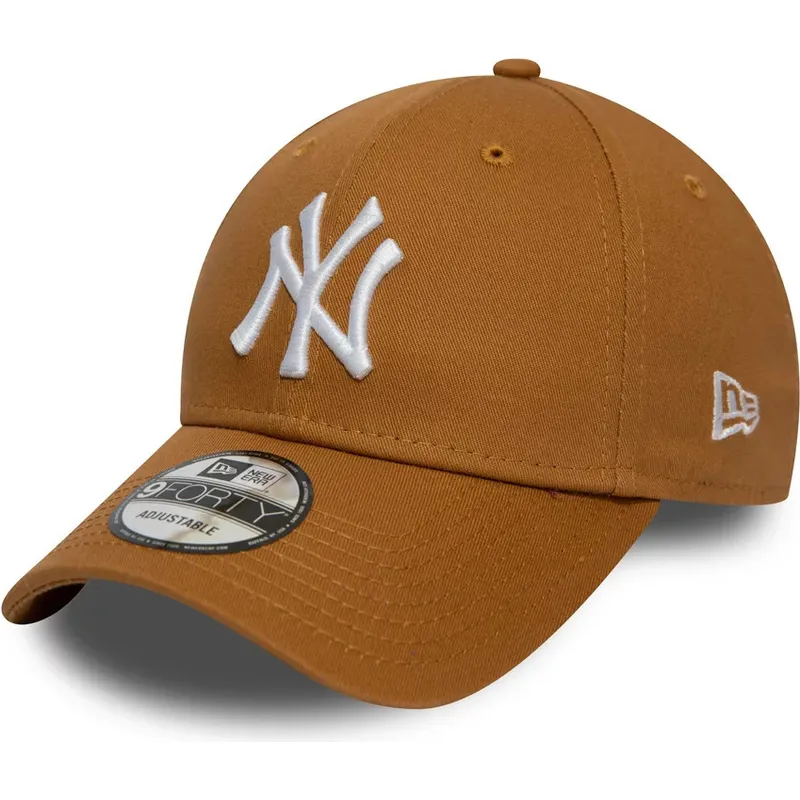 mutzen-gebogen-braun-verstellbares-band-trigo-9forty-league-essential-der-new-york-yankees-mlb-von-new-era mutzen-gebogen-braun-verstellbares-band-trigo-9forty-league-essential-der-new-york-yankees-mlb-von-new-era