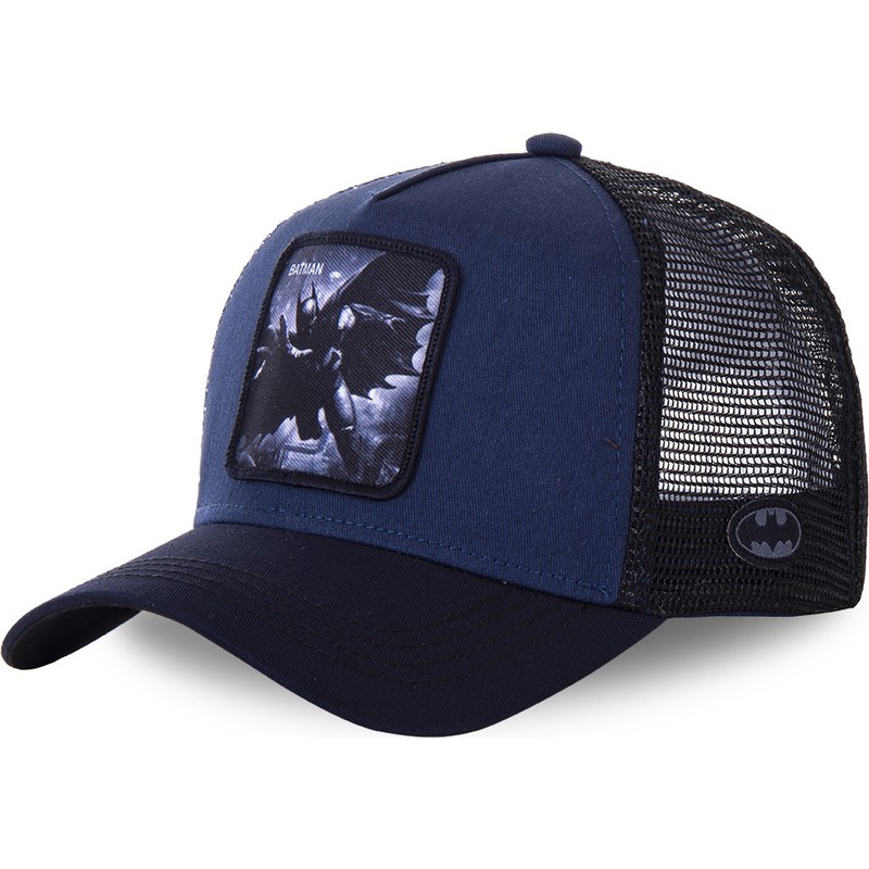 Capslab Batman BAT4 DC Comics Navy Blue Trucker Hat Caphunters.de