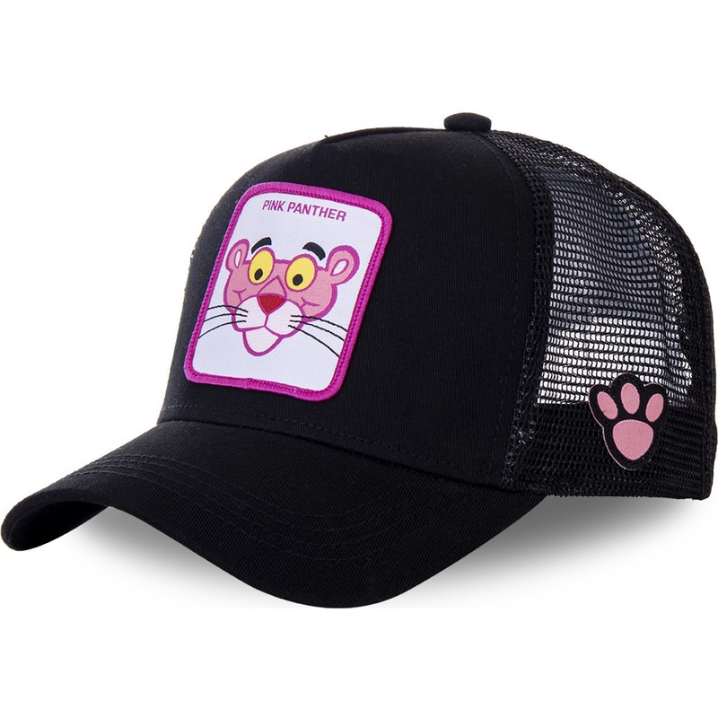 Capslab Pink Panther PANT7 Black Trucker Hat Caphunters.de