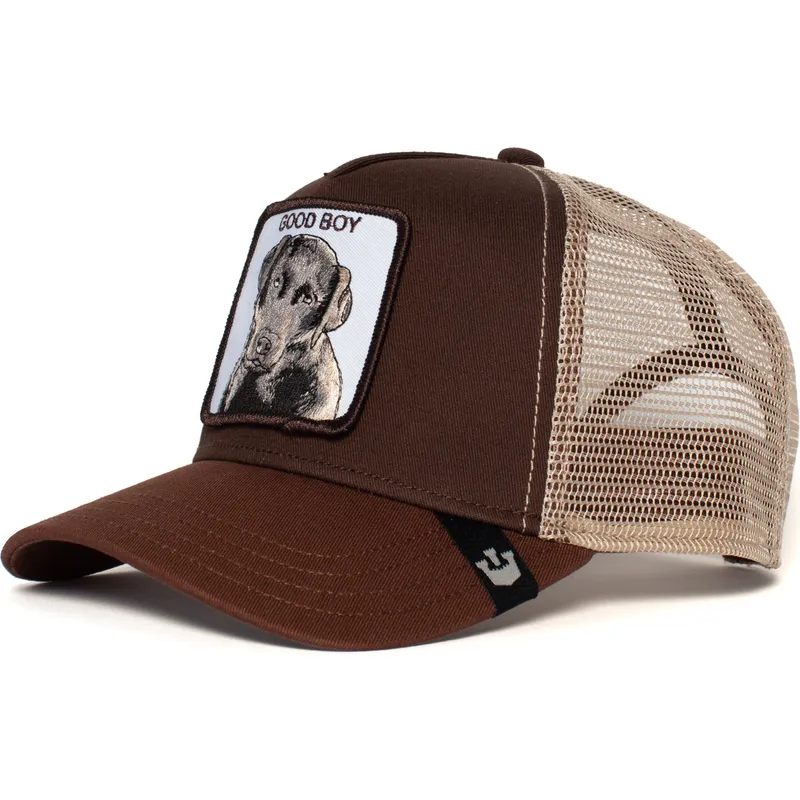mutzen-gebogen-braun-snapback-fur-kinder-the-farm-von-goorin-bros