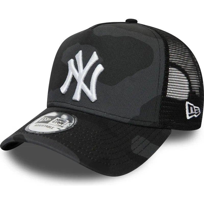 mutzen-gebogen-tarnung-snapback-negro-essential-camo-a-frame-der-new-york-yankees-mlb-von-new-era