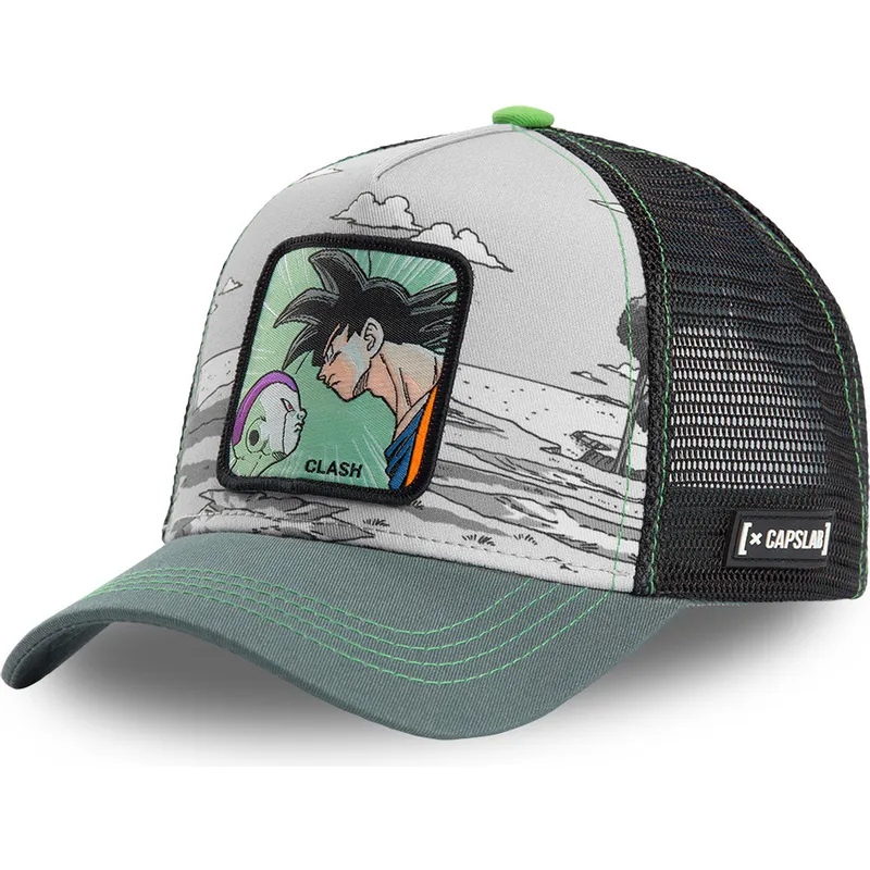 mutzen-gebogen-grau-snapback-goku-vs-frieza-dragon-ball-von-capslab mutzen-gebogen-grau-snapback-goku-vs-frieza-dragon-ball-von-capslab