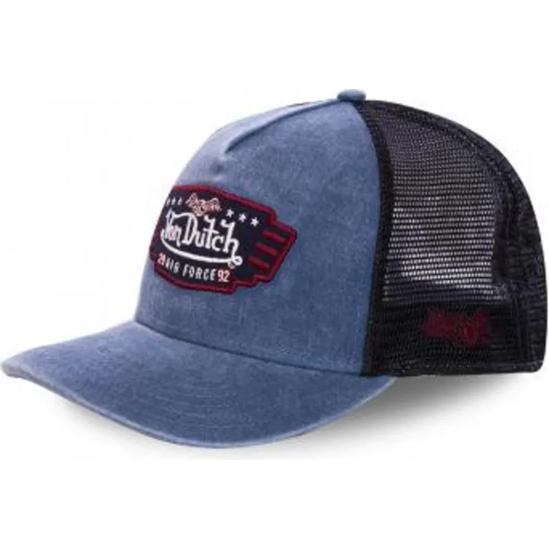 von-dutch-air-force-top2-dunkelblaue-und-schwarze-trucker-kappe