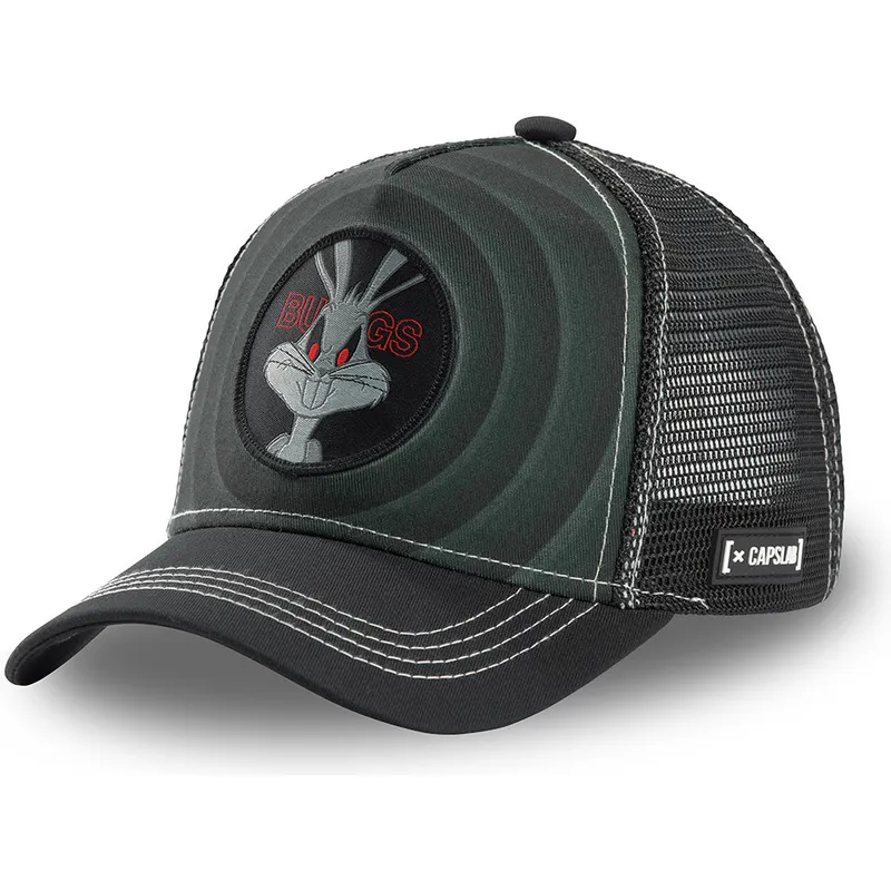 mutzen-gebogen-schwarz-snapback-bugs-bunny-looney-tunes-von-capslab mutzen-gebogen-schwarz-snapback-bugs-bunny-looney-tunes-von-capslab