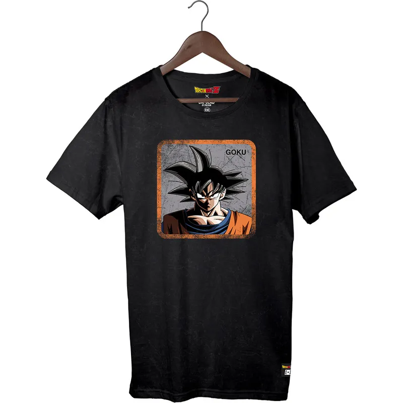 t-shirt-kurzarm-schwarz-son-goku-dragon-ball-von-capslab