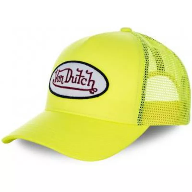 von-dutch-youth-kidfresh5-yellow-trucker-hat
