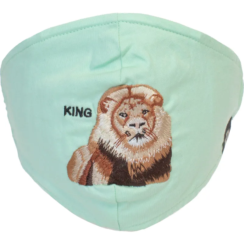 masken-und-schutz-grun-der-mascarilla-reutilizable-verde-menta-leon-mane-cat-the-farm-von-goorin-bros