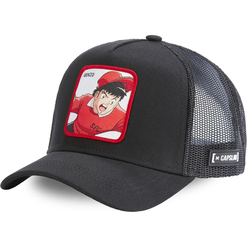 schwarze-trucker-kappe-benji-price-wak4-champions-oliver-und-benji-von-capslab