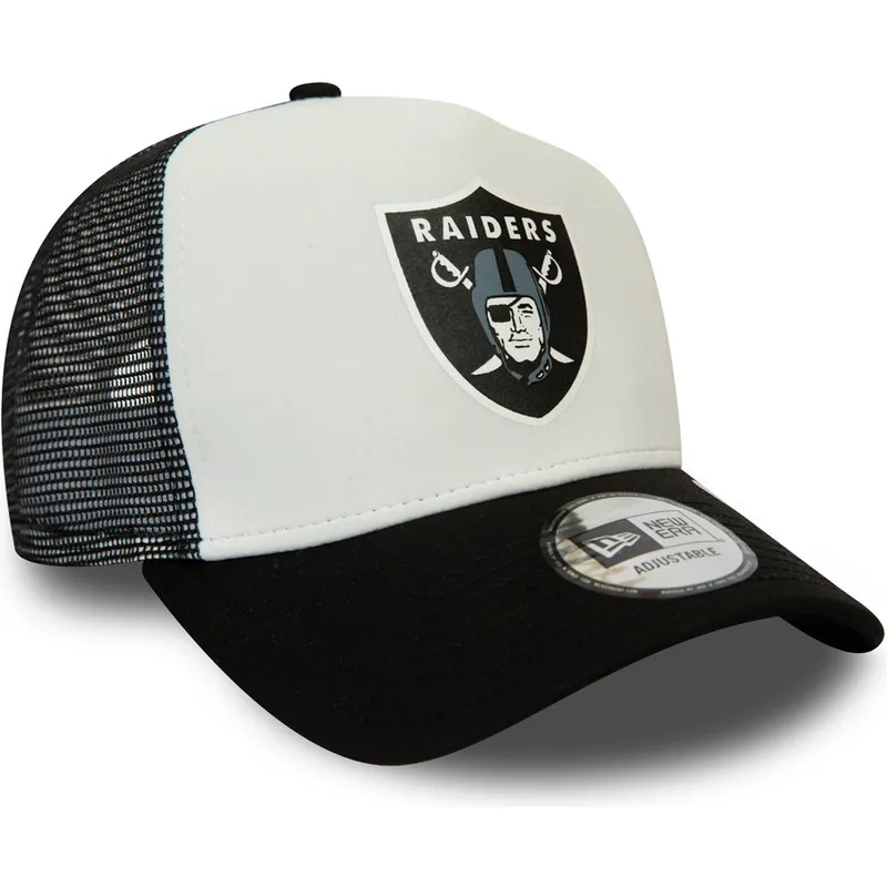 trucker-cap-weiss-und-schwarz-team-colour-block-a-frame-der-las-vegas-raiders-nfl-von-new-era