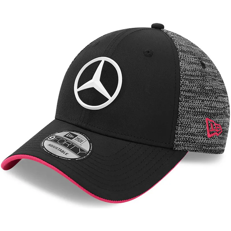 mutzen-gebogen-schwarz-verstellbares-band-9forty-tonal-esports-der-mercedes-formula-1-von-new-era mutzen-gebogen-schwarz-verstellbares-band-9forty-tonal-esports-der-mercedes-formula-1-von-new-era