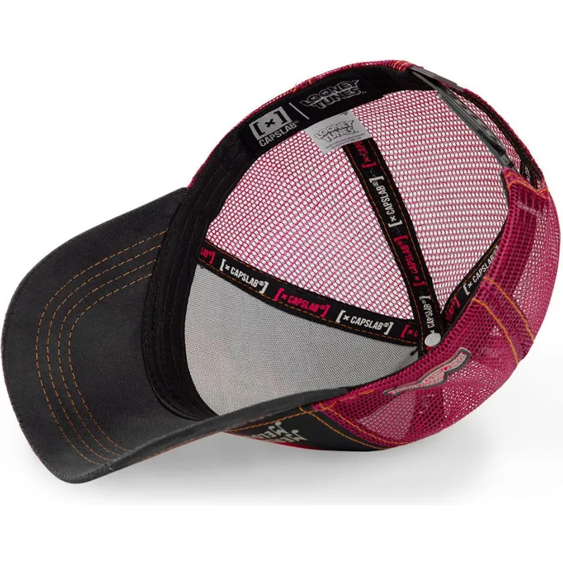 graue-und-rote-trucker-kappe-bugs-bunny-rin1-looney-tunes-von-capslab