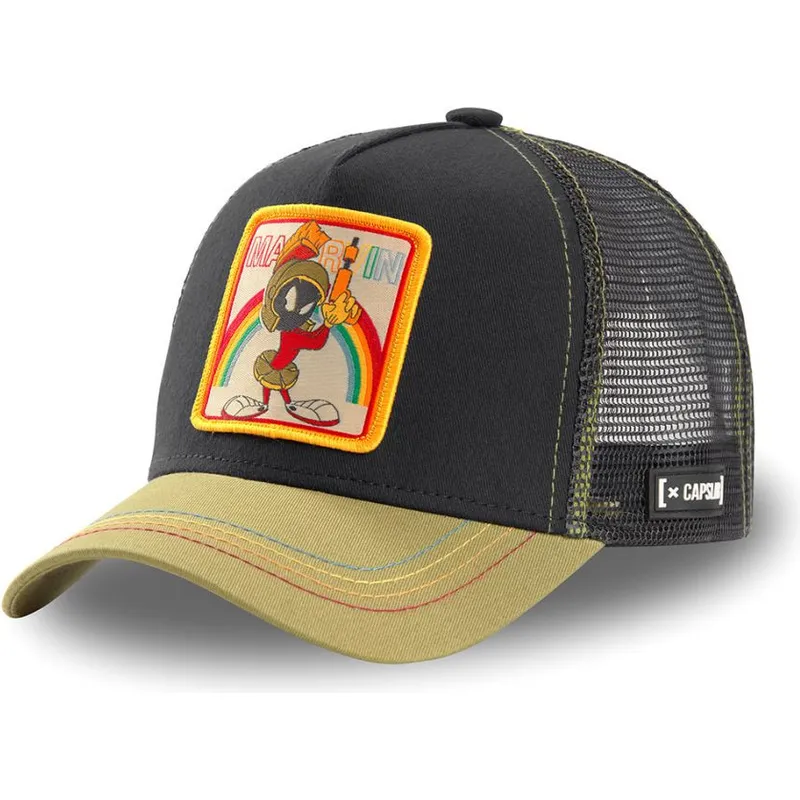mutzen-gebogen-schwarz-snapback-marvin-der-marsianer-looney-tunes-von-capslab mutzen-gebogen-schwarz-snapback-marvin-der-marsianer-looney-tunes-von-capslab