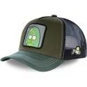 trucker-cap-grun-pickle-rick-rem-pic2-rick-und-morty-von-capslab