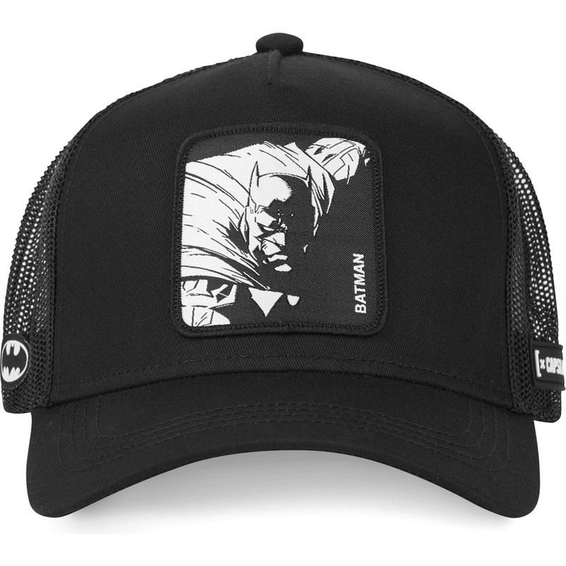 Capslab Batman BAT1 DC Comics Black Trucker Hat Caphunters.de