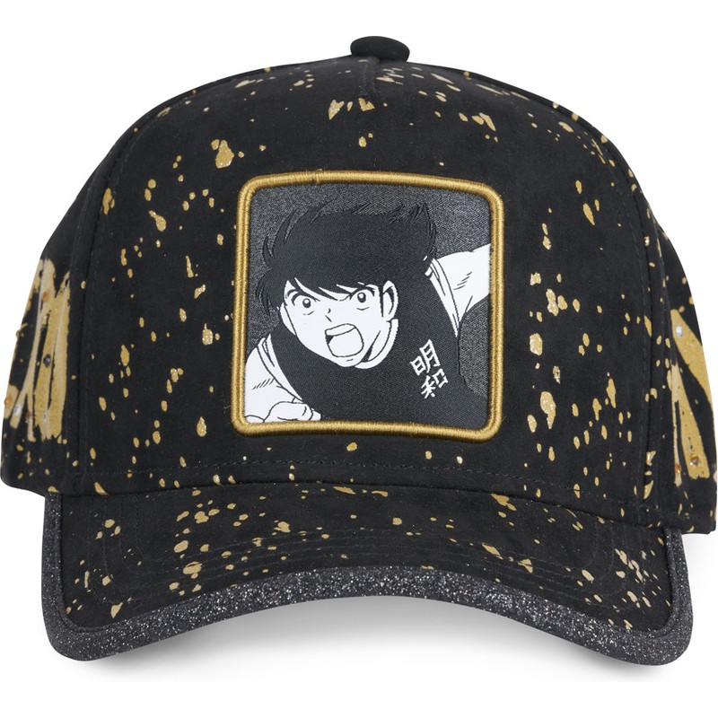 Capslab Curved Brim Kojiro Hyuga TAG MAR Captain Tsubasa Black