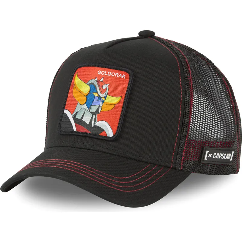 mutzen-gebogen-schwarz-snapback-robot-grendizer-robot-grendizer-von-capslab