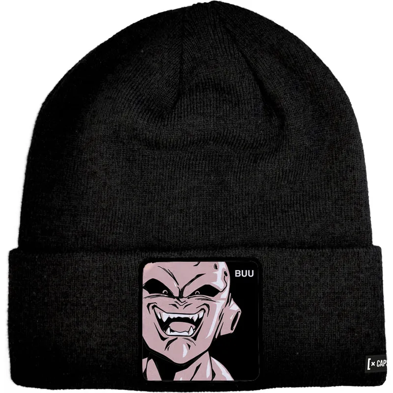 mutzen-schwarz-kid-buu-dragon-ball-von-capslab