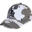 mutzen-gebogen-tarnung-verstellbares-band-negro-negro-9forty-der-los-angeles-dodgers-mlb-von-new-era