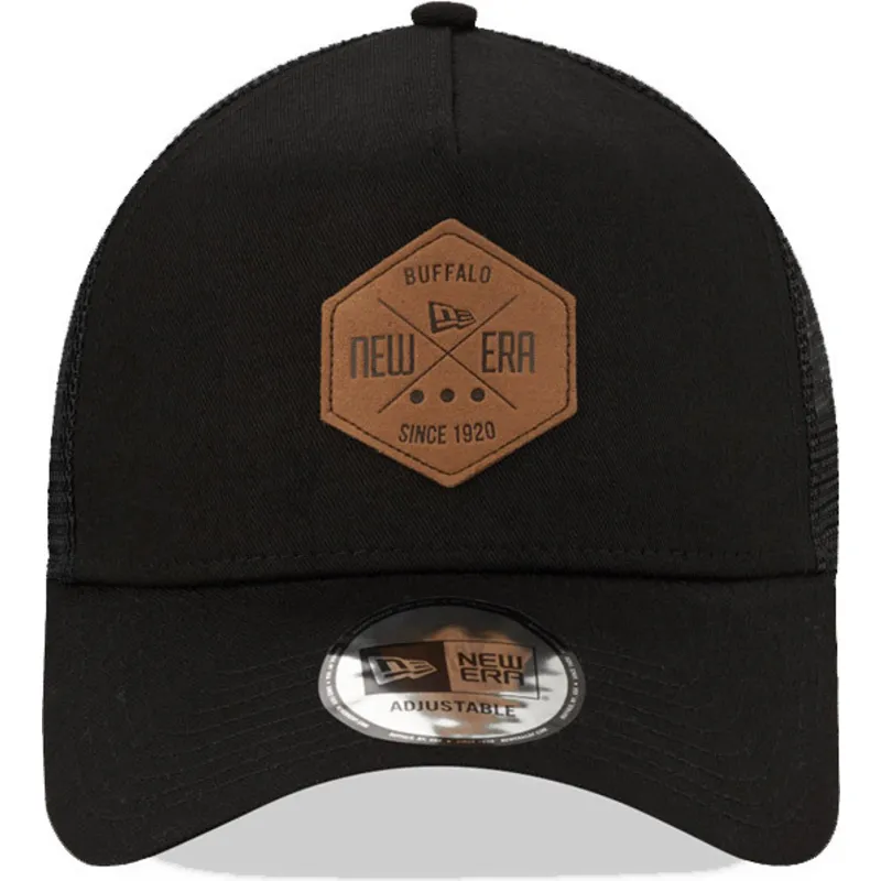 schwarze-trucker-kappe-a-frame-9forty-heritage-patch-von-new-era