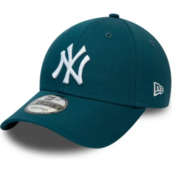 new-era-9forty-league-essential-verstellbare-blaue-kappe-new-york-yankees-mlb