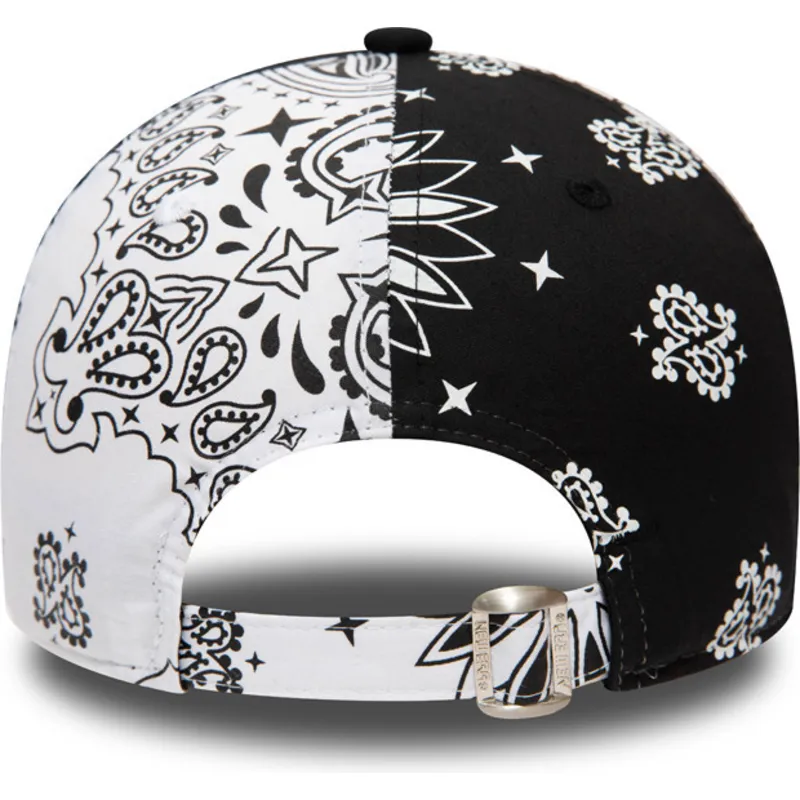 mutzen-gebogen-schwarz-verstellbares-band-9forty-paisley-print-der-new-york-yankees-mlb-von-new-era