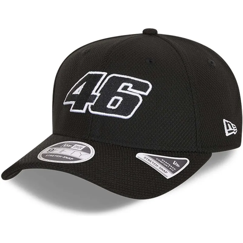 mutzen-gebogen-schwarz-snapback-9fifty-diamond-era-stretch-fit-der-valentino-rossi-vr46-motogp-von-new-era mutzen-gebogen-schwarz-snapback-9fifty-diamond-era-stretch-fit-der-valentino-rossi-vr46-motogp-von-new-era