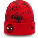 gorro-rot-fur-kinder-cuff-knit-paint-splat-spider-man-marvel-comics-von-new-era