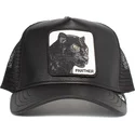 schwarze-panther-trucker-kappe-panther-truth-will-prevail-the-farm-von-goorin-bros