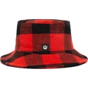 eimer-gebogen-rot-snapback-der-bucket-rojo-y-negro-bufalo-buffalo-i-m-a-little-hoarse-the-farm-the-farm-von-goorin-bros