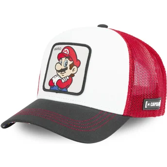 trucker-cap-weiss-rot-und-schwarz-mario-smb-mar-super-mario-bros-von-capslab