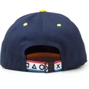 verstellbare-weisse-gelbe-und-marineblaue-flat-cap-playstation-sony-von-difuzed